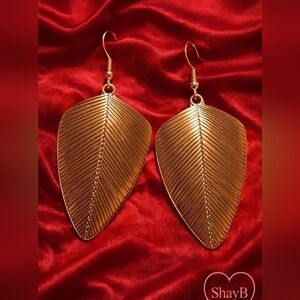 Gold Leaf Earrings